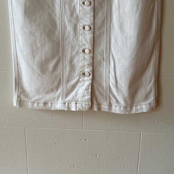 Rails Broadway White Denim Midi Skirt - Picture 6 of 16